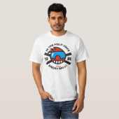 T-shirt fâché de Paintball de boules (Devant entier)