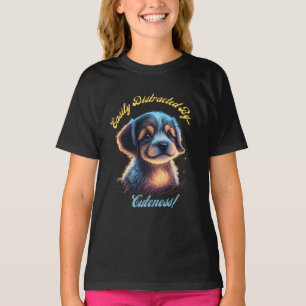 T-shirt Facile à distraire par la laideur des chiots