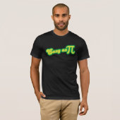 T-shirt Facile comme pi (vert) (Devant entier)