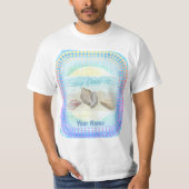 T-shirt Facile Est-Il Serenity Seashs (Devant)