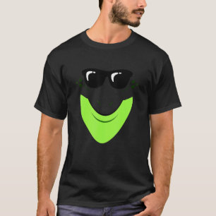 T-shirt Facile grenouille Cool Face Poster de animal Lazy 