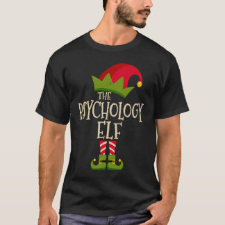 T-shirt Facile Psychologie Elf Costume Famille Groupe Chri
