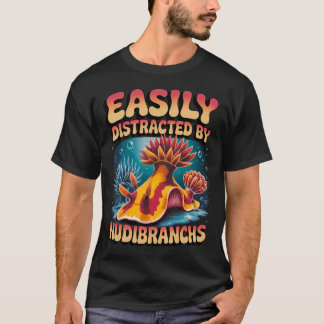 T-shirt Facilement Distrait Par Biologiste De Nudibranche