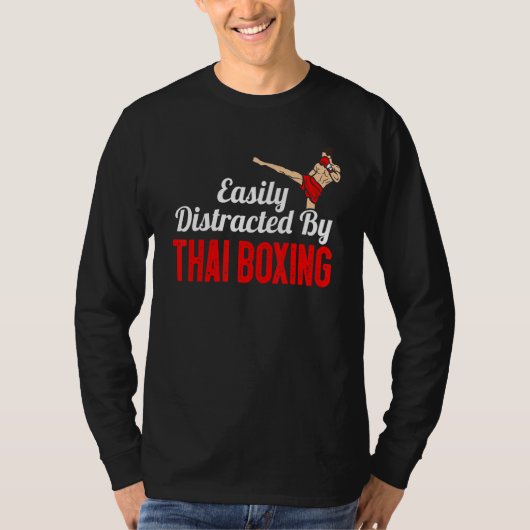 T-shirt Facilement Distrait Par Boxer De Boxe De Boxe De B (Devant)