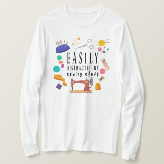 T-shirt Facilement Distrait Par Chirurgie À Coudre, Chirur (Design devant)