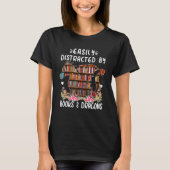 T-shirt facilement distrait par Dragon and Books pour les  (Devant)