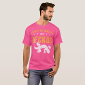 T-shirt Facilement Distrait Par Geckos (Devant entier)