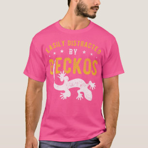 T-shirt Facilement Distrait Par Geckos