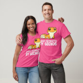T-shirt Facilement Distrait Par Geckos Funny Leopard Gecko (Unisexe)