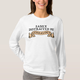 T-shirt Facilement Distrait Par La Généalogie
