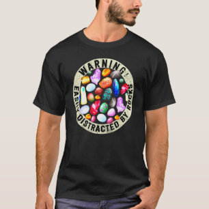 T-shirt Facilement Distrait Par La Géologie Des Rochers