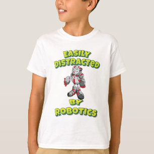 T-shirt Facilement Distrait Par La Robotique