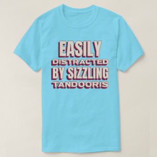 T-shirt Facilement Distrait Par L'amant De Curry Tandoori