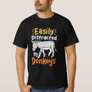 T-shirt Facilement Distrait Par Les Ânes