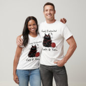 T-shirt Facilement distrait par les chats et les fils T-sh (Unisexe)