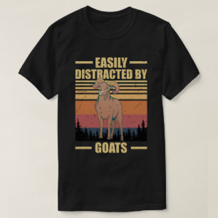 T-shirt facilement distrait par les CHÈVRES