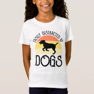 T-Shirt Facilement Distrait Par Les Chiens