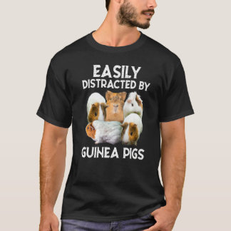 T-shirt Facilement Distrait Par Les Cochons De Guinée
