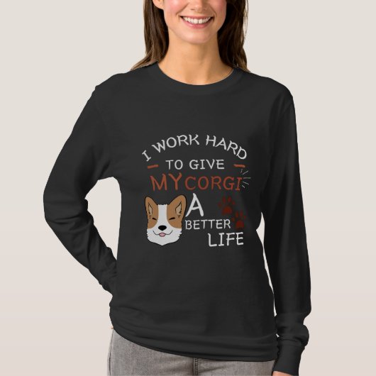 T-shirt Facilement Distrait Par Les Corgis (Devant)