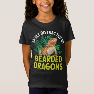 T-Shirt Facilement Distrait Par Les Dragons À Portes