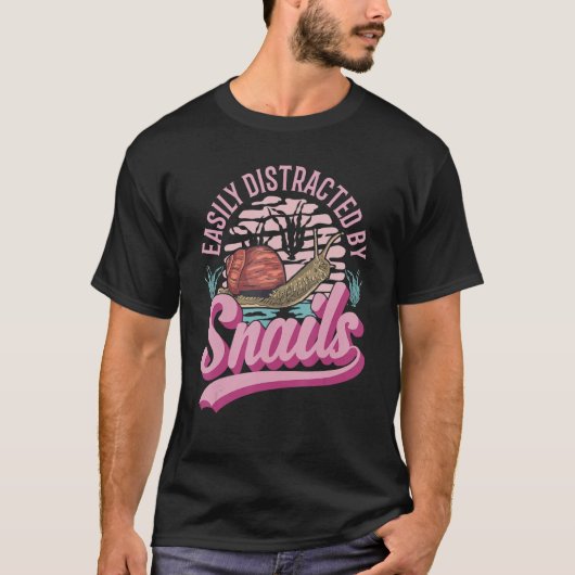 T-shirt Facilement Distrait Par Les Espèces (Devant)