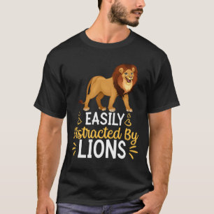 T-shirt Facilement Distrait Par Les Lions