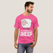 T-shirt Facilement Distrait Par Les Moutons (Devant entier)