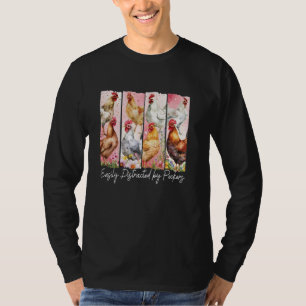 T-shirt Facilement Distrait Par Les Peckers, Drôle Chicken