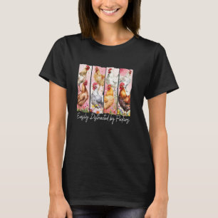 T-shirt Facilement Distrait Par Les Pics, Maman Poulet Drô