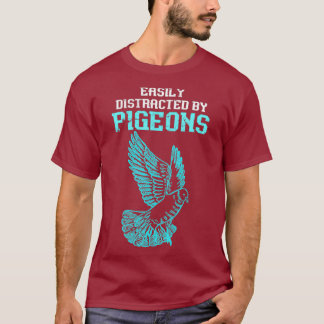 T-shirt Facilement Distrait Par Les Pigeons