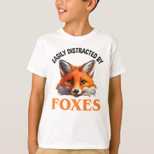 T-shirt Facilement Distrait Par Les Renards