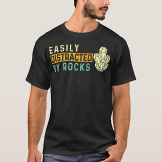 T-shirt Facilement Distrait Par Les Roches - Collectionneu