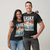 T-shirt Facilement Distrait Par Les Samoyèdes (Unisexe)