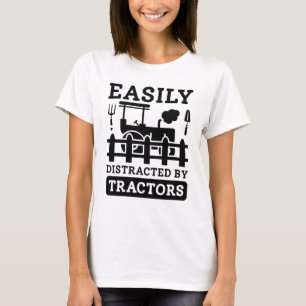 T-shirt Facilement Distrait Par Les Tracteurs