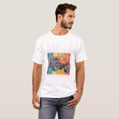 T-shirt Facilement Distrait Par Monstre (Devant entier)