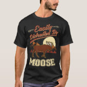 T-shirt Facilement distrait par Moose Scandinavia Moose An (Devant)