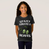 T-Shirt Facilement Distrait Par Olives Fruit Lover (Devant entier)