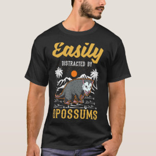 T-shirt Facilement distrait par Opossum