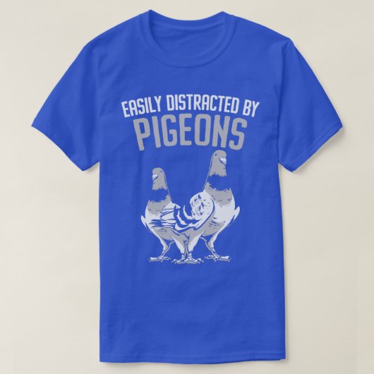 T-shirt Facilement Distrait Par Pigeons Bird Whisperer 2 (Design devant)