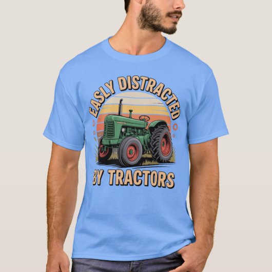 T-shirt facilement distrait - style (Devant)