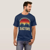 T-shirt Facilement distrait - vintage (Devant entier)
