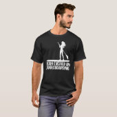 T-shirt Facilement Excitée Par Paddle Boarding Femmes Padd (Devant entier)