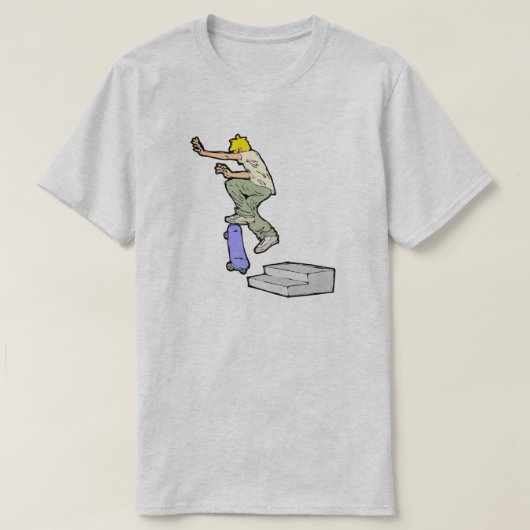 T-shirt Faciles pistes de skateboard Plaisir (Design devant)