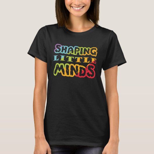 T-shirt Façonner les petits esprit Colorful Study Apprendr (Devant)