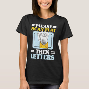 T-shirt Facteur Préposé à la livraison de colis Courrier E