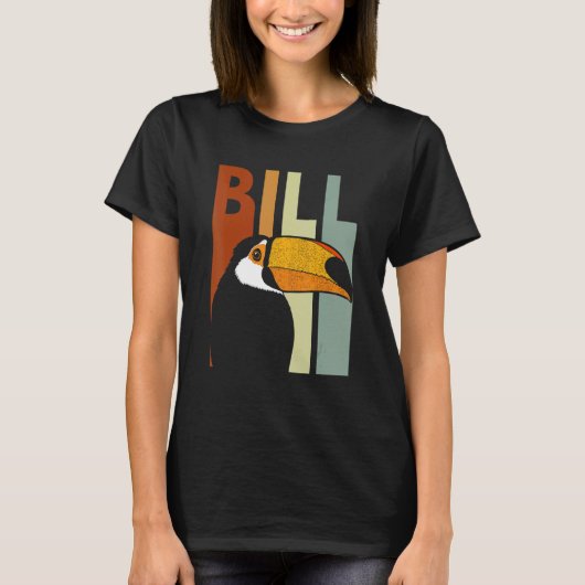 T-shirt Facture devis pour un ornithologue toucan (Devant)