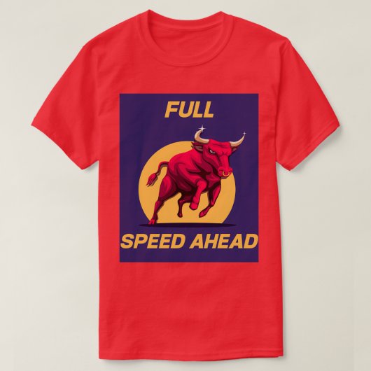 T-shirt Facturer Bull pour des stratégies d'investissement (Design devant)