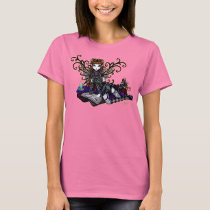 T-shirt Faery victorien de dentelle de la patience