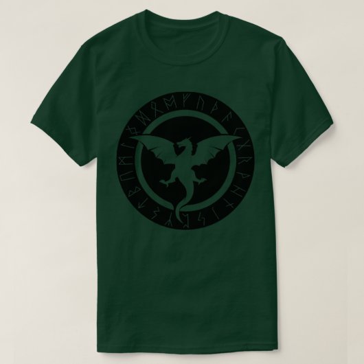 T-shirt Fafnir Dragon Viking Sigurd Norse Mythologie (Design devant)