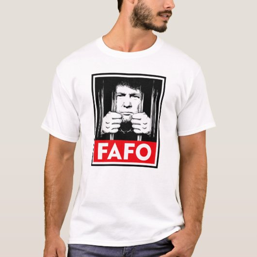T-shirt FAFO anti-Trump (Devant)